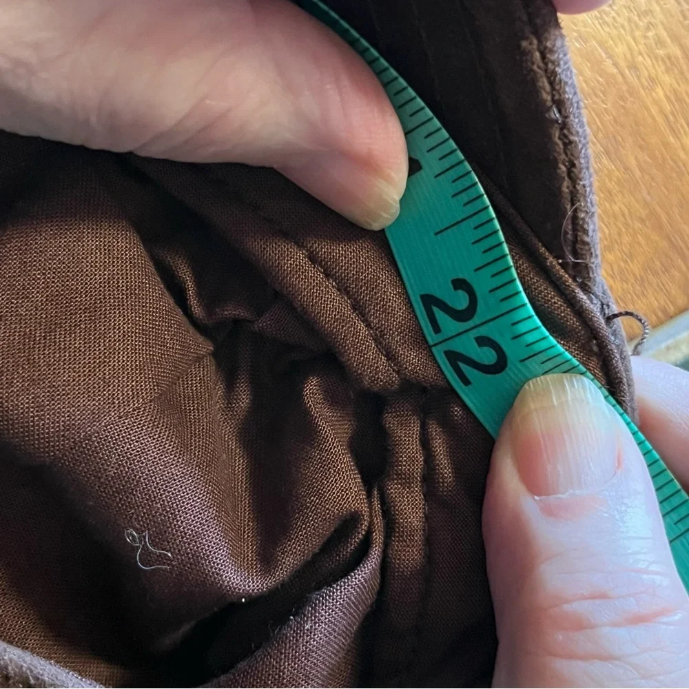 Banana Republic Brown Suede Hat women’s M/L size 22 3/8 - Picture 10 of 10